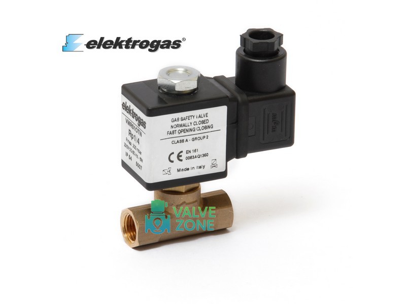 Elektrogas VMR-OTN brass threaded + vz + el